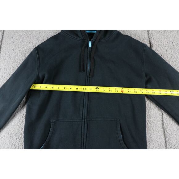 Kid Robot Hoodie Medium Black Triple Back Logo Full Zip - Picture 6 of 7